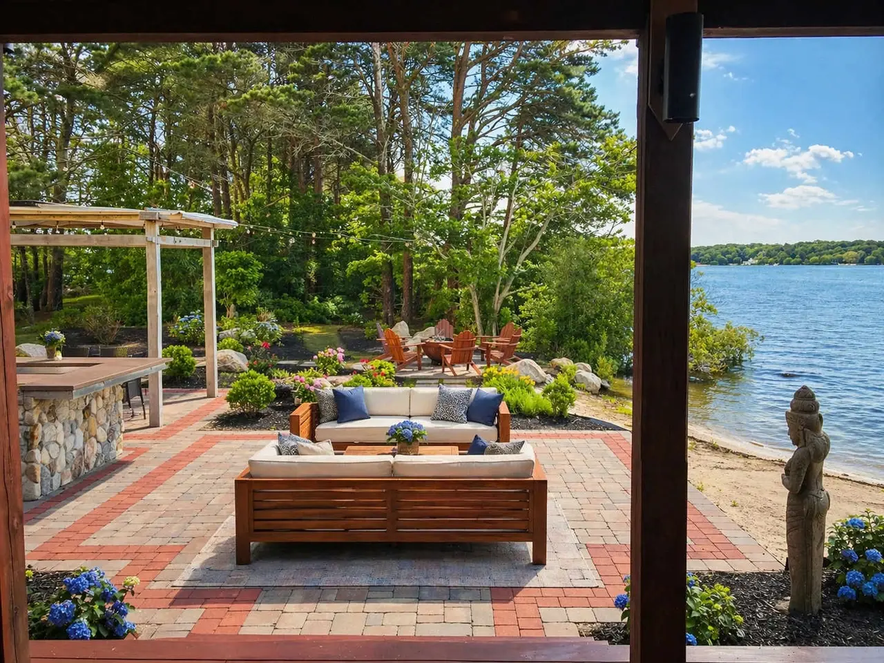 Photo 3 of Del Mar #21024 - Panoramic Bali-Style Retreat on Wequaquet Lake!